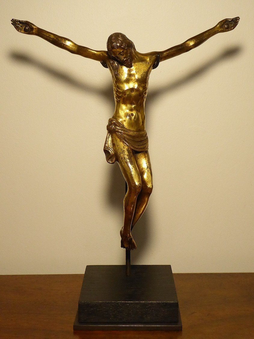Corpus Christi In Gilt Copper Italy 16th Century-photo-8