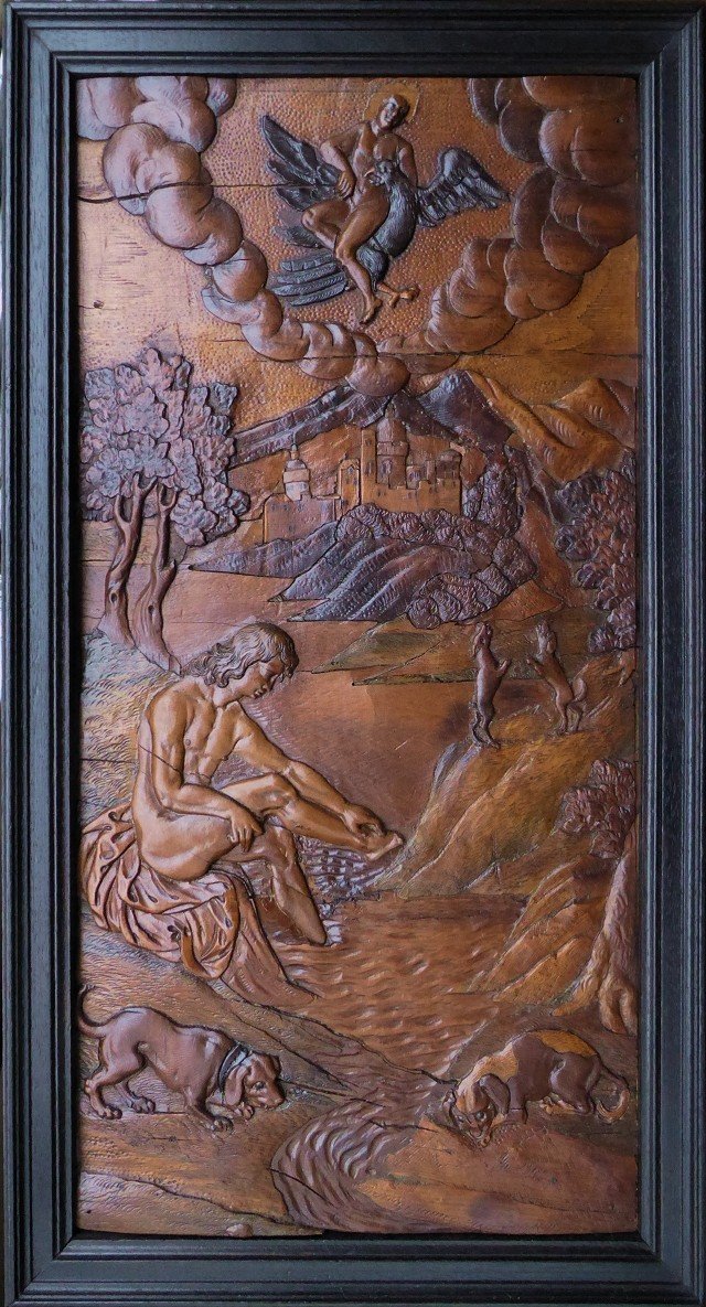 The Abduction Of Ganymede - Eger Intarsia From The Early 17th Century-photo-2