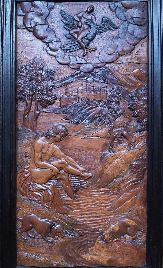 The Abduction Of Ganymede - Eger Intarsia From The Early 17th Century-photo-3