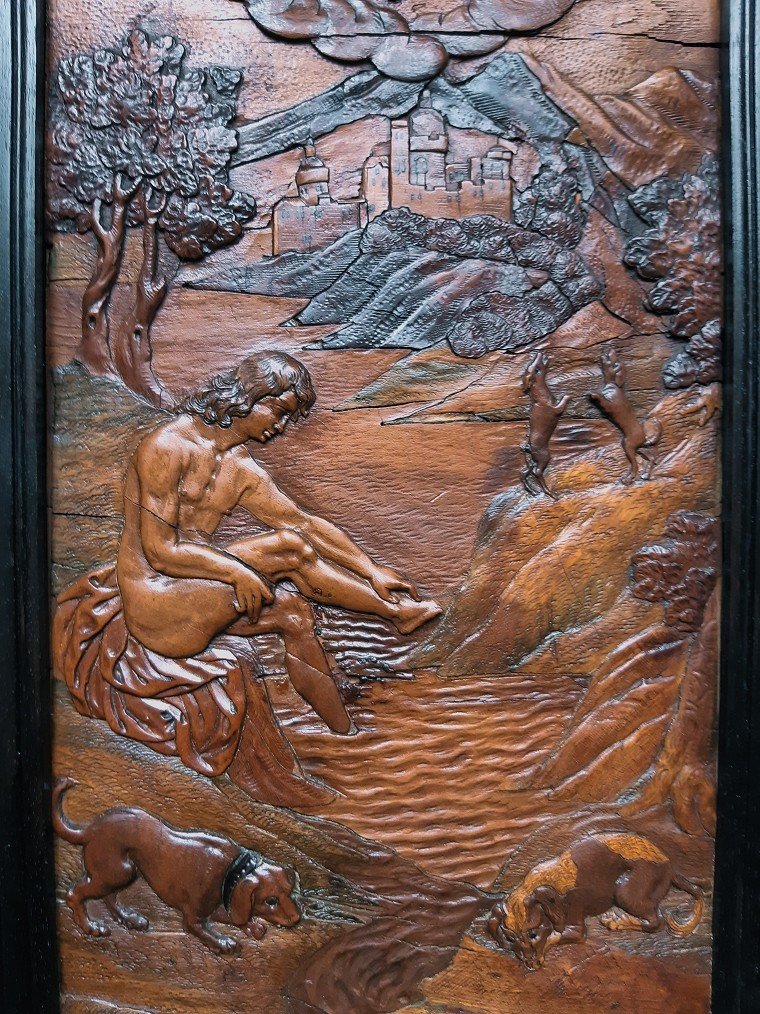The Abduction Of Ganymede - Eger Intarsia From The Early 17th Century-photo-1