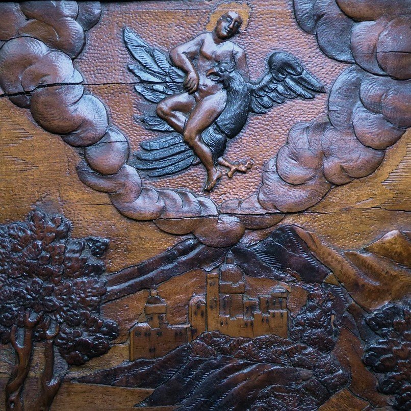 The Abduction Of Ganymede - Eger Intarsia From The Early 17th Century-photo-2