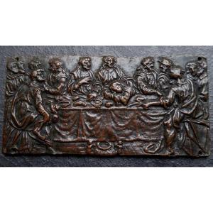 La Dernière Cène - Italie XVIe Siècle - Plaquette En Bronze