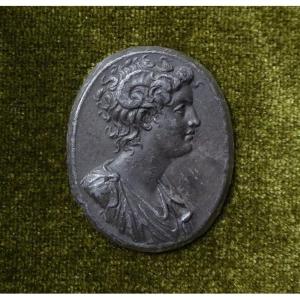 Alexandre le Grand en Jupiter Ammon - Plaquette en plomb du XVIe siècle