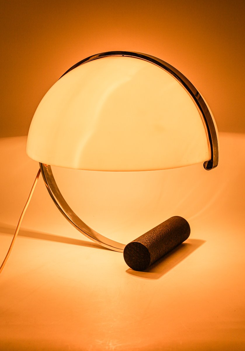 Rare lampe de bureau design Stilnovo pour Artimeta vintage Space Age Pop Art-photo-2