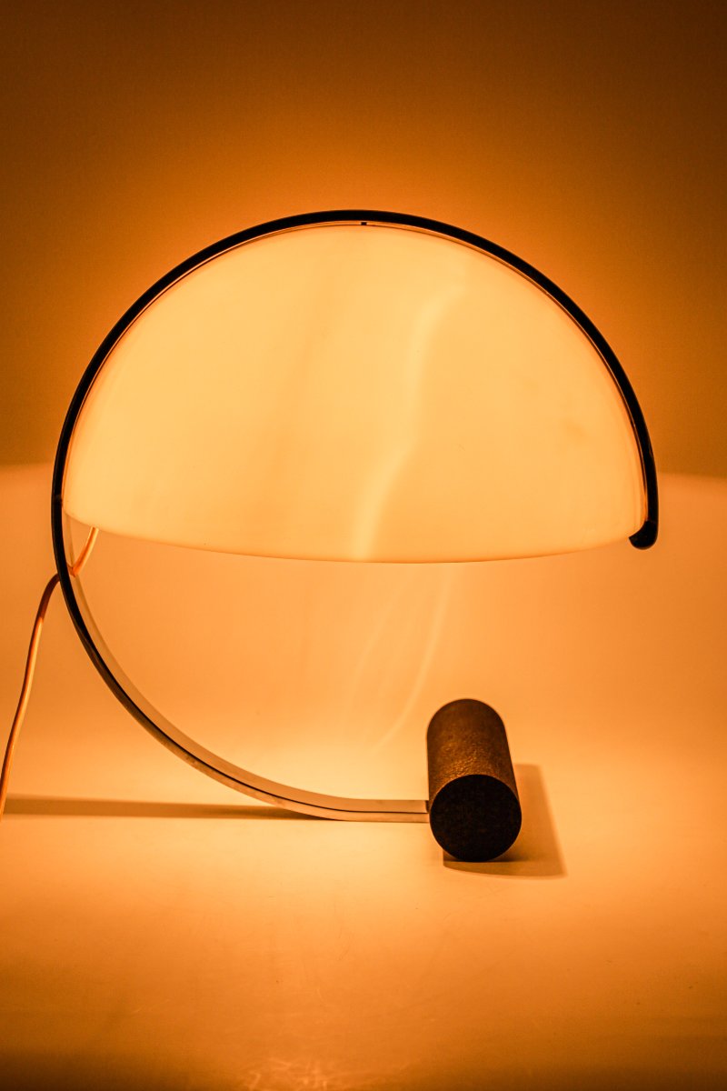 Rare lampe de bureau design Stilnovo pour Artimeta vintage Space Age Pop Art-photo-3