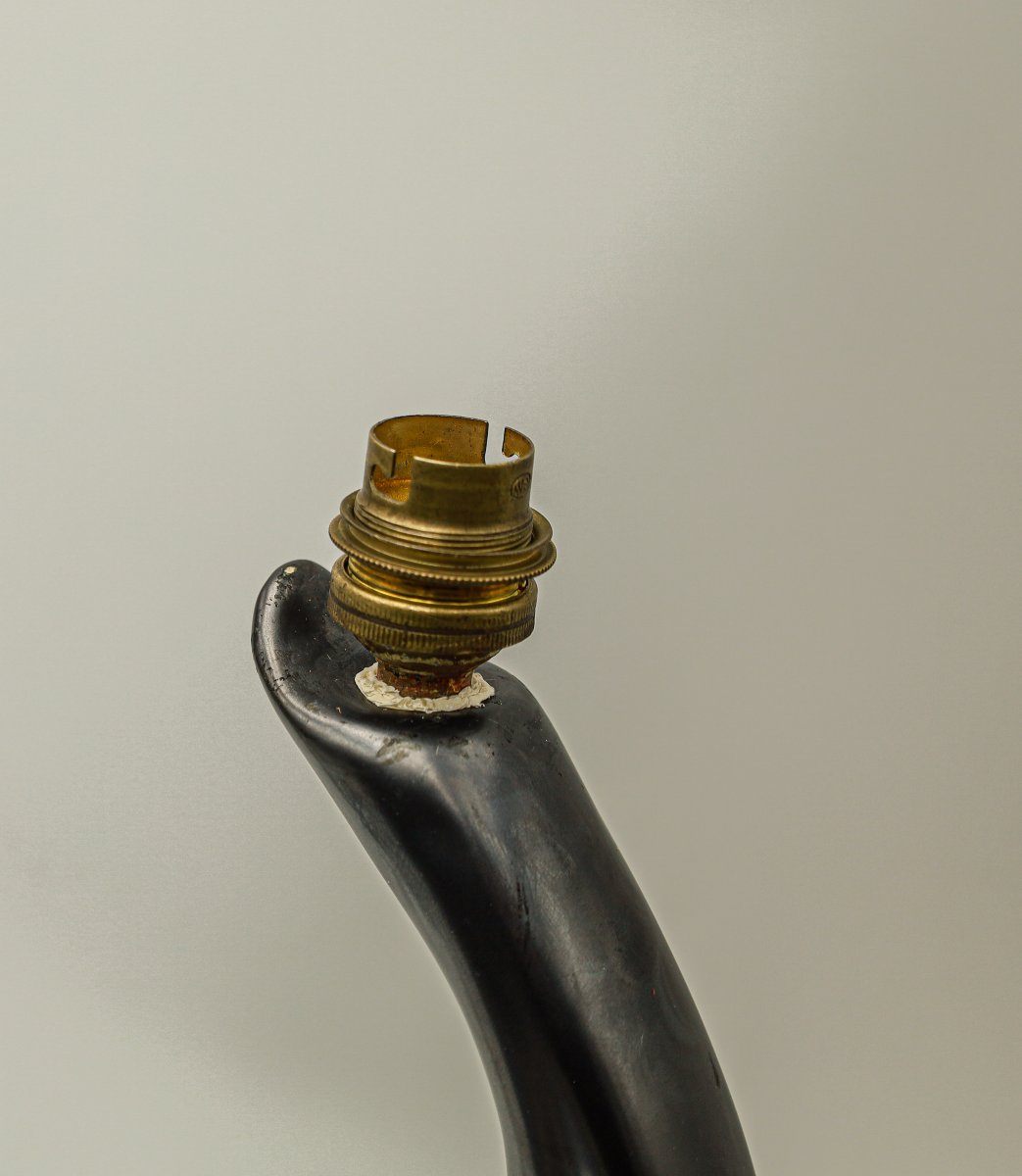 Vintage Louis Giraud Vallauris Zoomorphic Ceramic Lamp, Design-photo-5