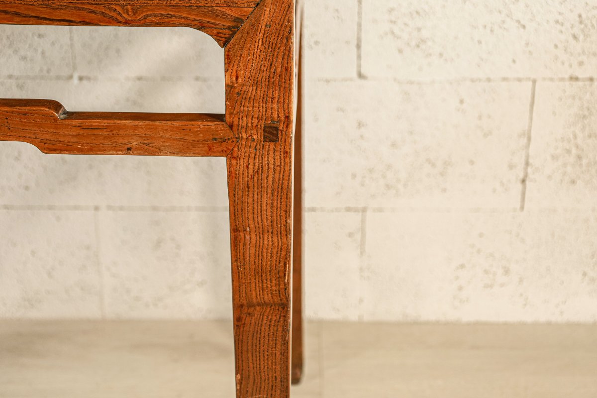 Ancienne console table en chêne Art Déco Atelier Martine Paul Poiret vintage 1930's moderniste-photo-1