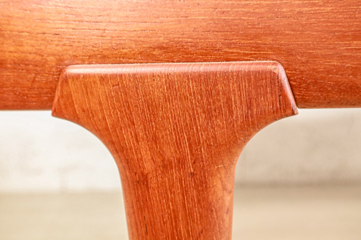 Rare Large Vintage Scandinavian Design Teak Coffee Table Johannes Andersen-photo-5