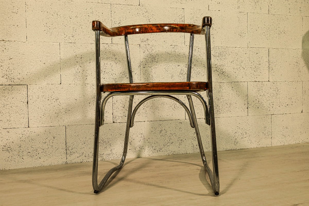 Fauteuil de bureau Baumann pour les établissements Peugeot Bauhaus Thonet Breuer automobilia-photo-4