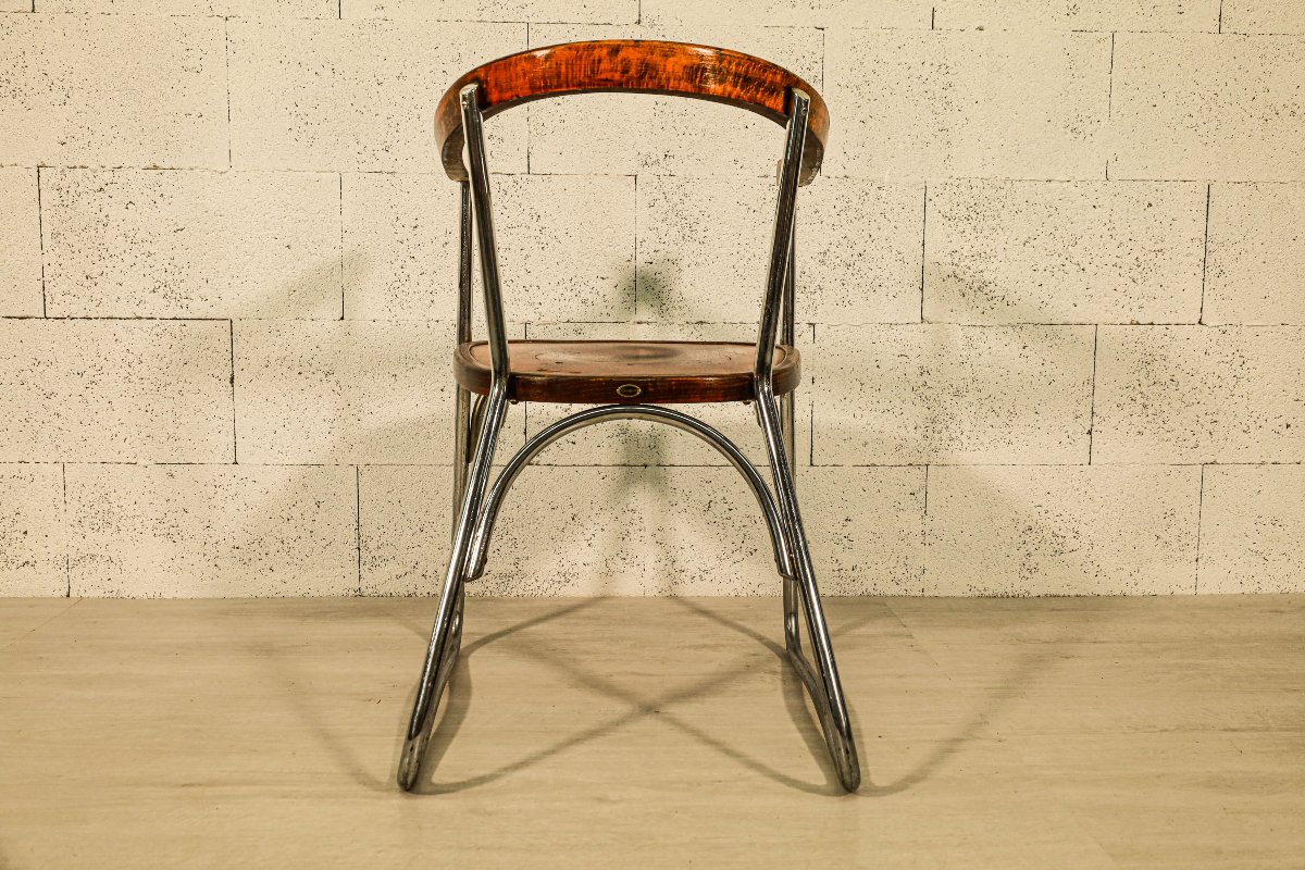 Fauteuil de bureau Baumann pour les établissements Peugeot Bauhaus Thonet Breuer automobilia-photo-2