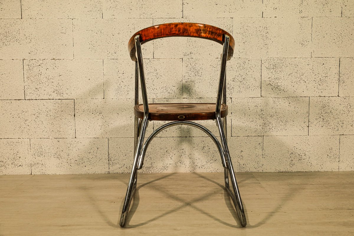 Fauteuil de bureau Baumann pour les établissements Peugeot Bauhaus Thonet Breuer automobilia-photo-3