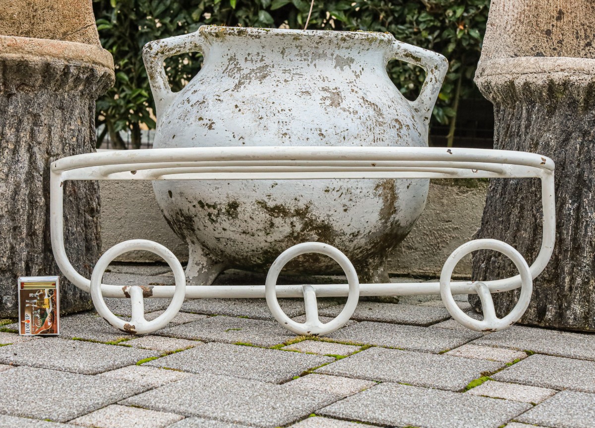 Porte manteau fer forgé Art Déco moderniste