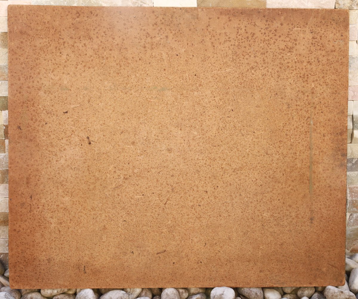 Vintage Still Life Painting By Bernard Gantner (1928-2018), Oil On Panel-photo-4