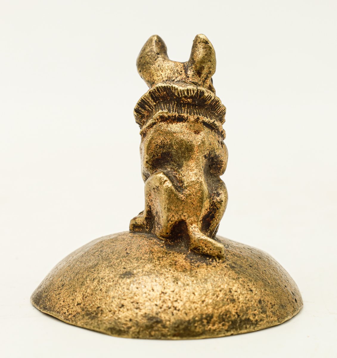 Bronze Sculpture Of A French Bulldog-photo-4