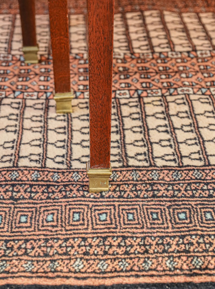 Série de tables gigognes en acajou style Directoire -photo-3