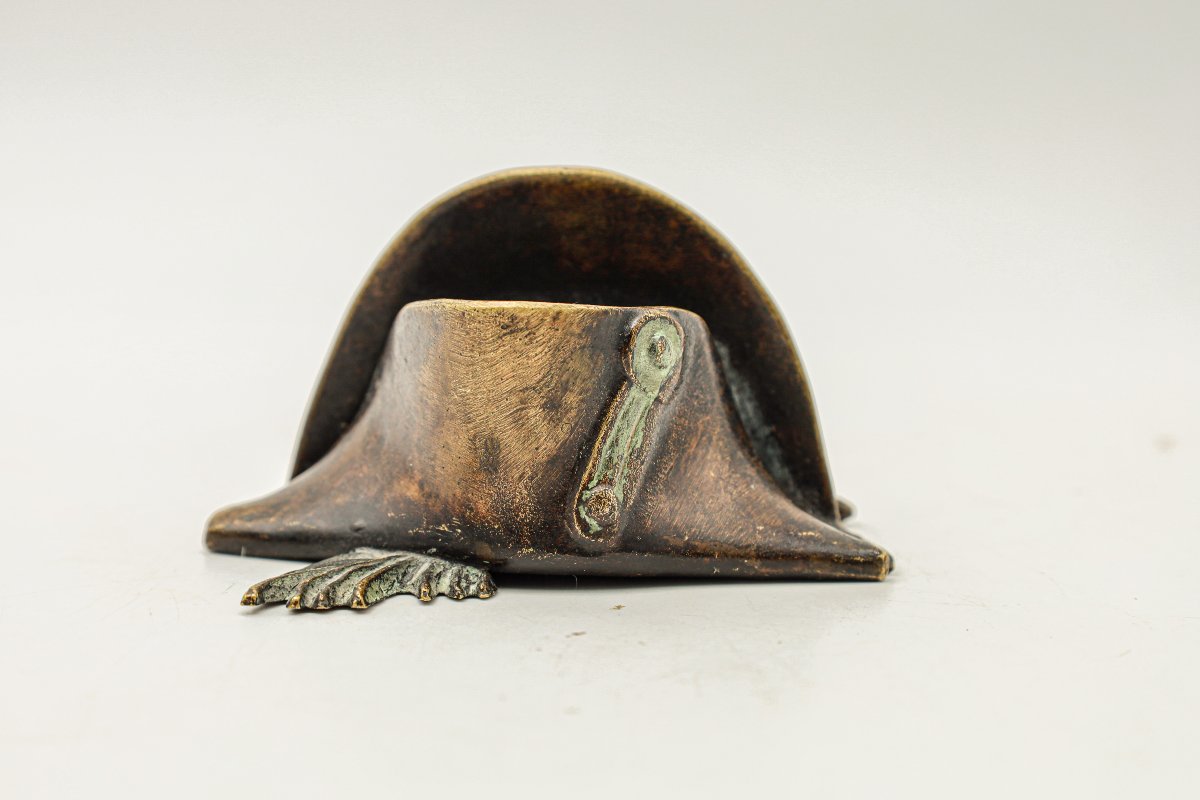 Presse papier en bronze Max Le Verrier Bicorne de Napoléon Bonaparte-photo-2