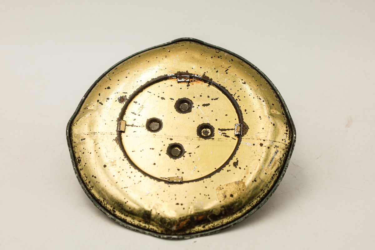 Encrier en tôle lithographiée Pougues Saint Léger Carabana purgative publicité pub-photo-2