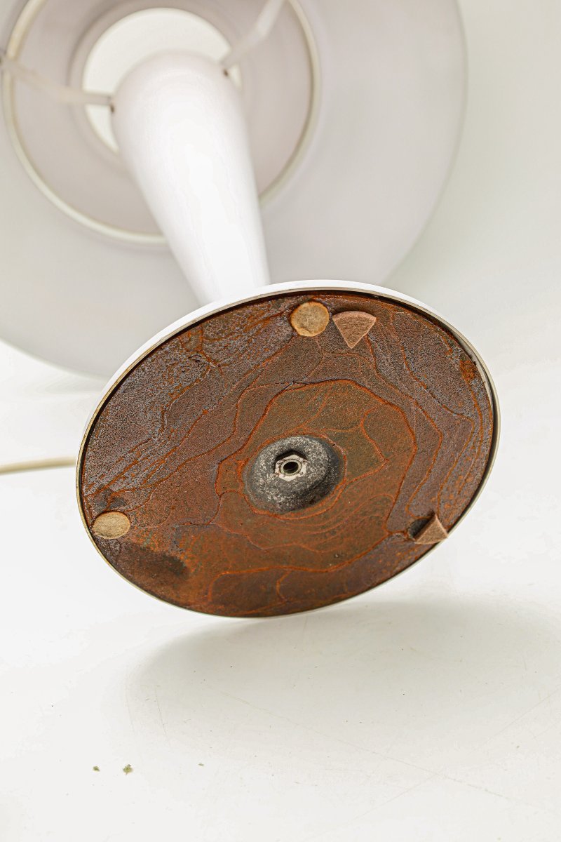 Lampe de bureau champignon pied tulipe design 70 Space Age vintage -photo-3