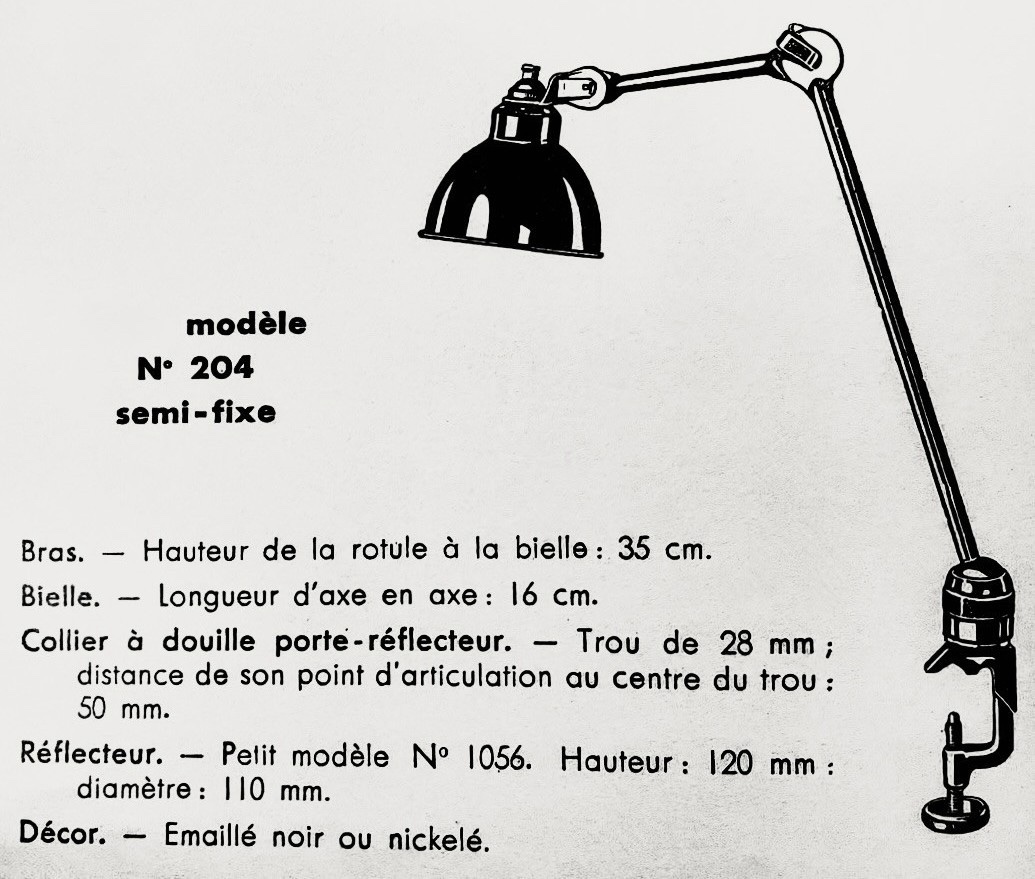 Vintage Gras Model 204 Workshop Lamp -photo-2