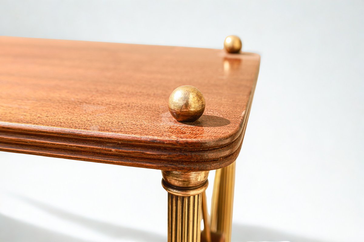 Neoclassical Bookshelf From The 1960s And 1970s, Vintage Jansen Piece-photo-2