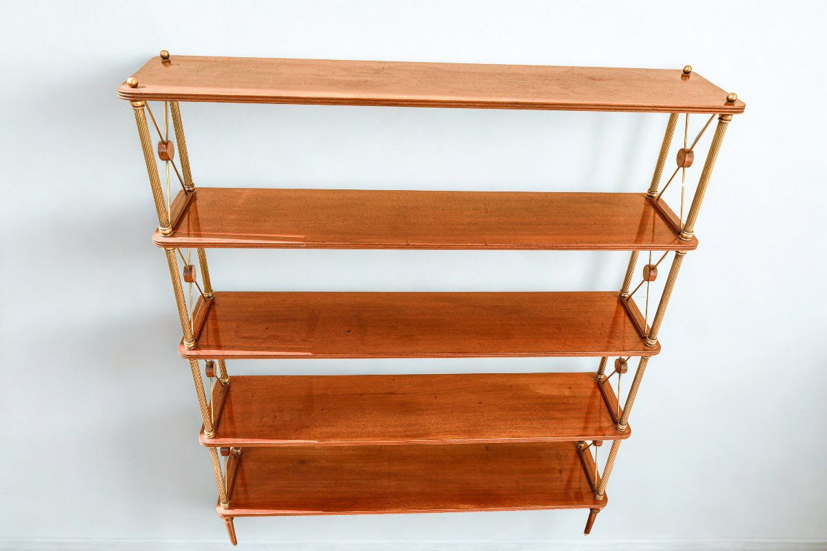 Neoclassical Bookshelf From The 1960s And 1970s, Vintage Jansen Piece-photo-4