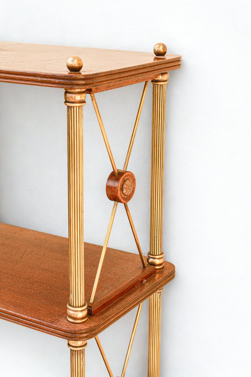 Neoclassical Bookshelf From The 1960s And 1970s, Vintage Jansen Piece-photo-5