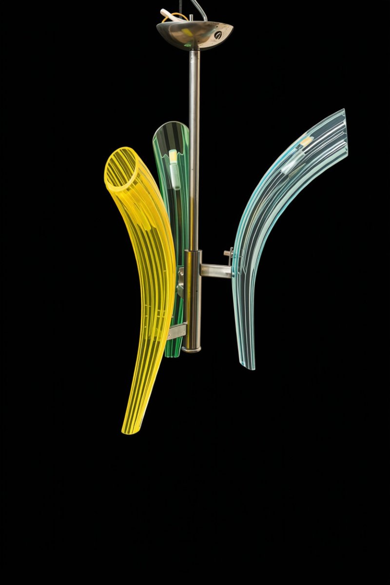 Fireworks Murano Glass Chandelier By Barovier & Toso, 1990-photo-3