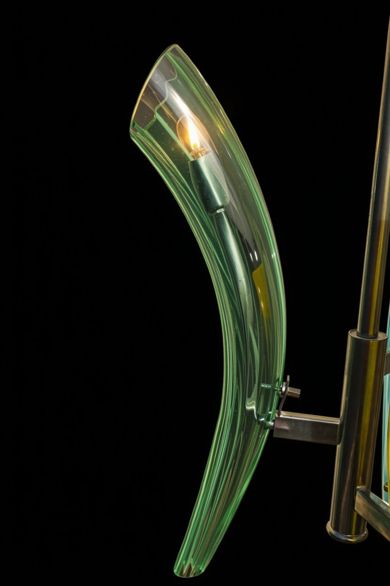 Fireworks Murano Glass Chandelier By Barovier & Toso, 1990-photo-1