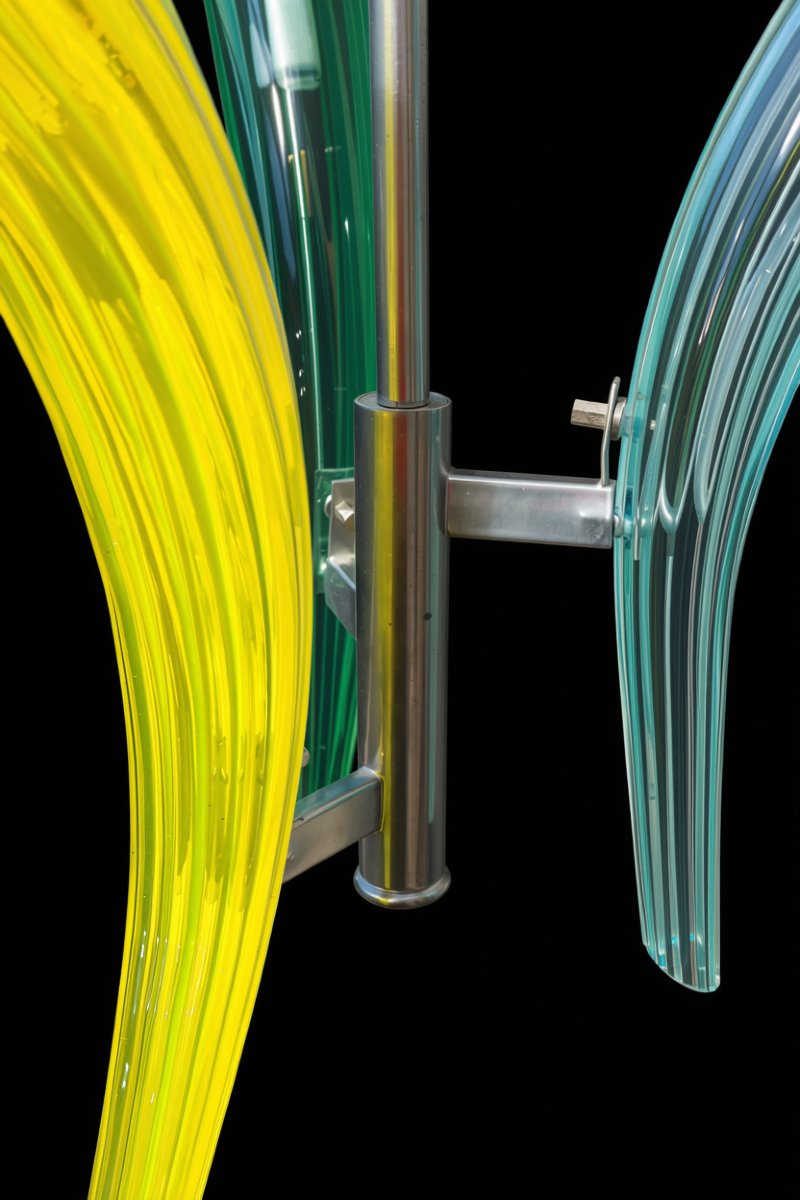 Fireworks Murano Glass Chandelier By Barovier & Toso, 1990-photo-3