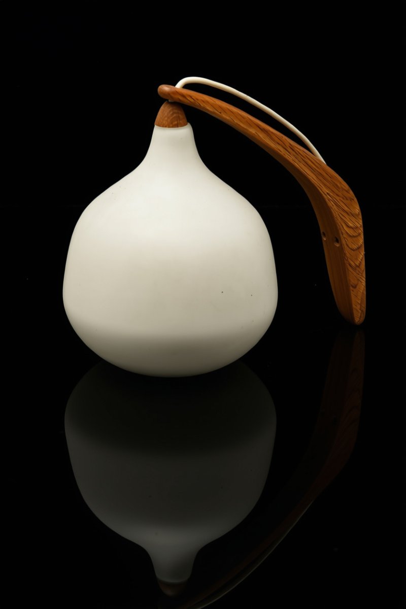 Uno & Osten Kristiansson Designer Teak Wall Sconce For Luxus Scandinavian Design, 1960 (4 Available)-photo-3