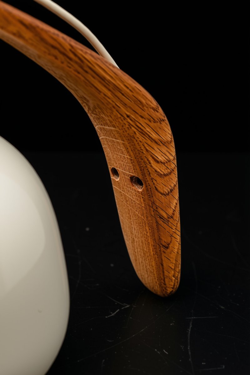 Uno & Osten Kristiansson Designer Teak Wall Sconce For Luxus Scandinavian Design, 1960 (4 Available)-photo-4