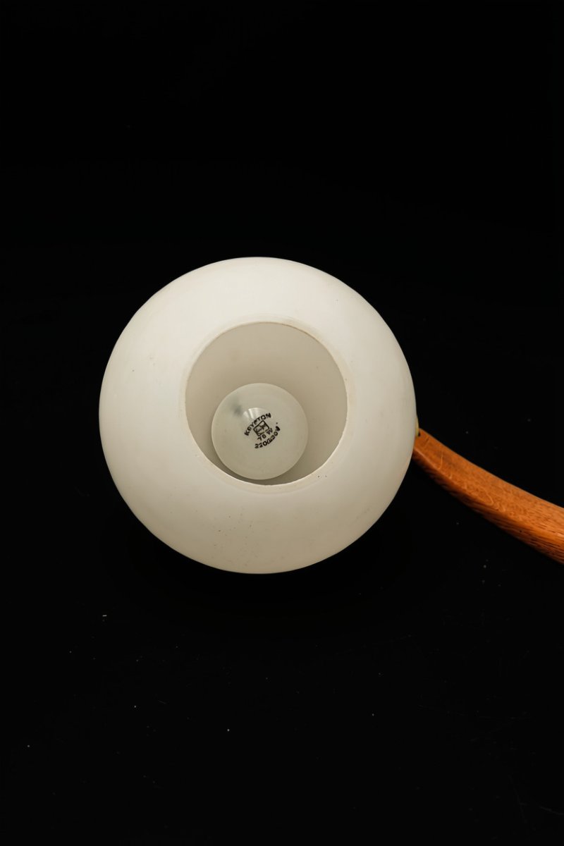 Uno & Osten Kristiansson Designer Teak Wall Sconce For Luxus Scandinavian Design, 1960 (4 Available)-photo-5