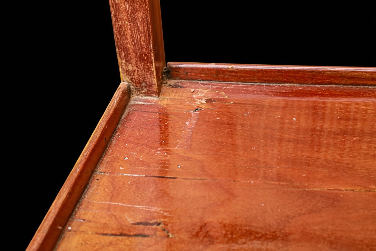 Billet doux bureau de dame Louis XVI acajou -photo-5