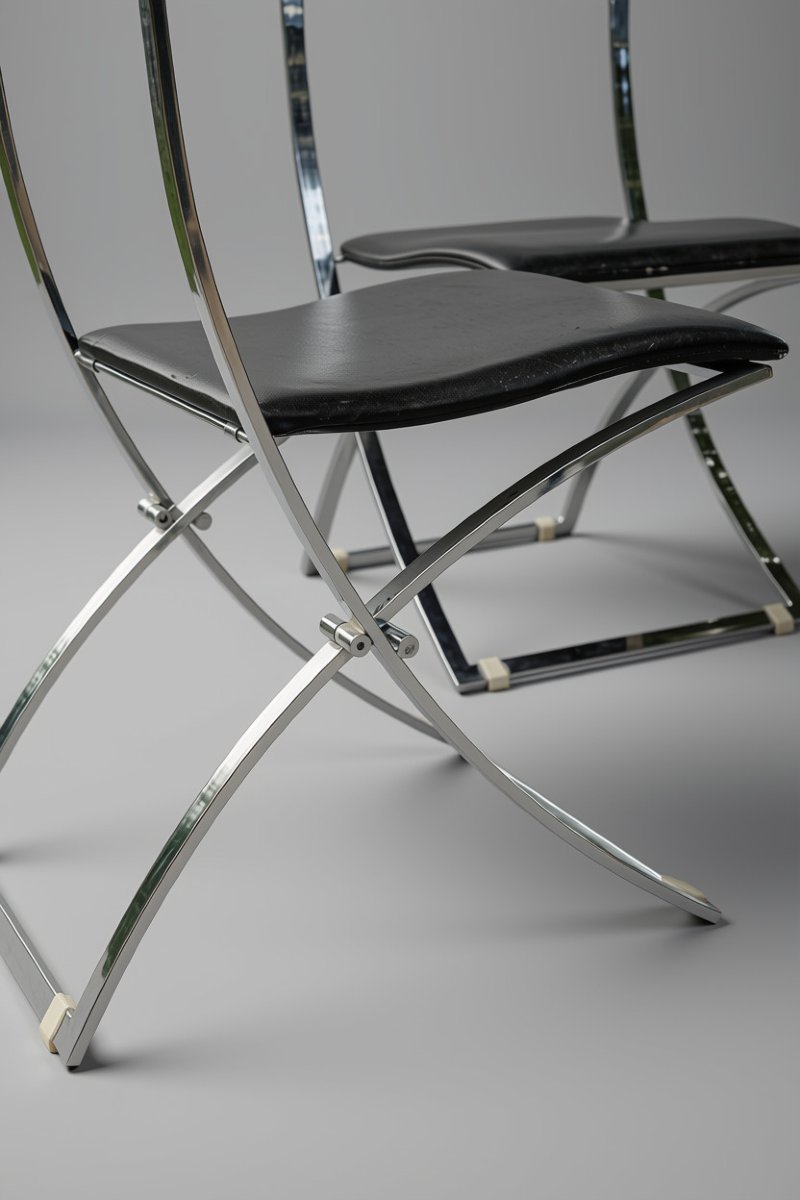 Set Of 4 Luisa Designer Chairs By Marcello Cuneo For Mobel-photo-5