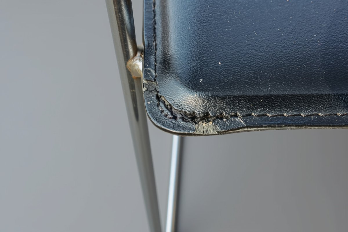 Série de 6 chaises design post moderne vintage 90's italien-photo-4