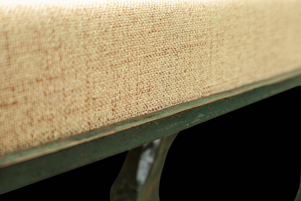 banc fer forgé Art Déco Gilbert Poillerat ferronnerie d'art-photo-3