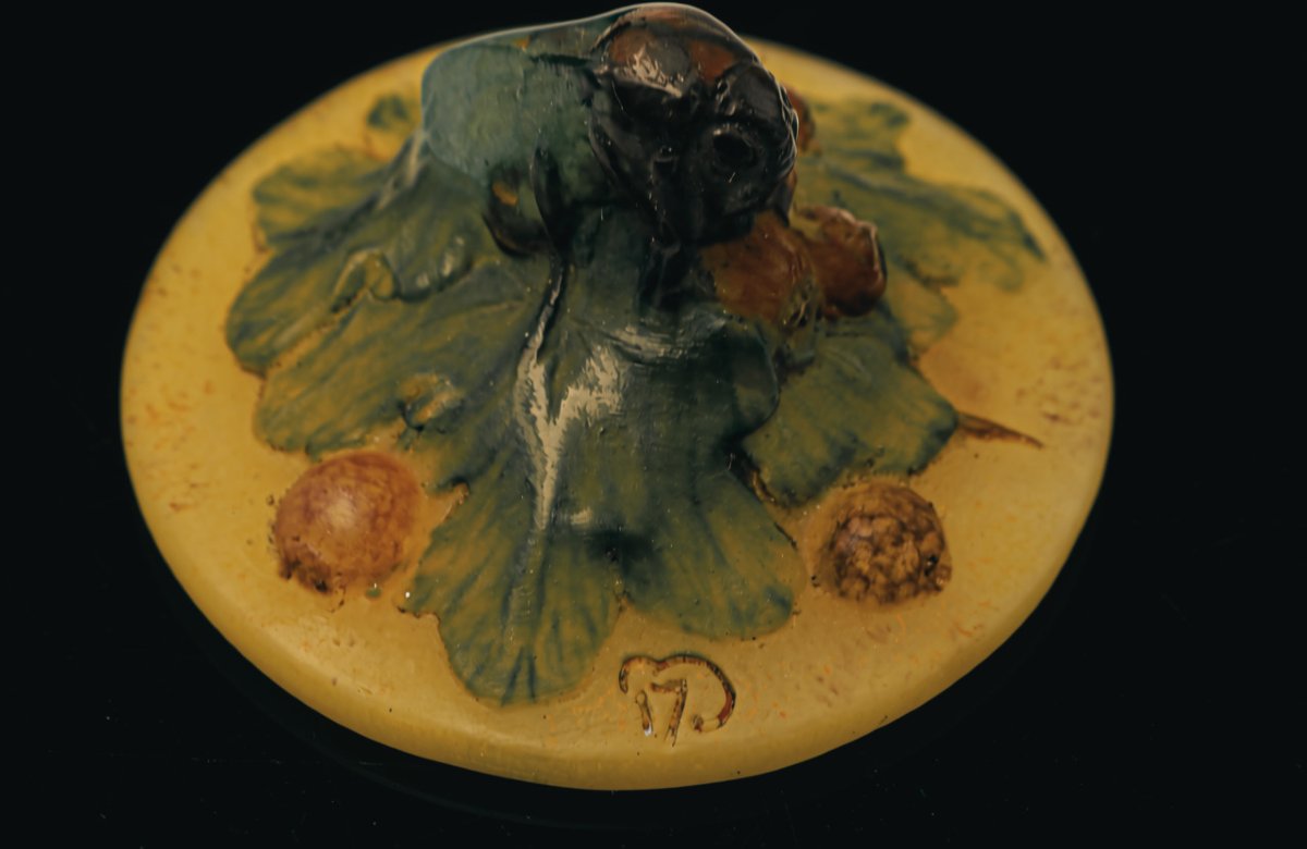 Almaric Walter And Henri Bergé Art Nouveau Glass-paste Candy Dish-photo-3