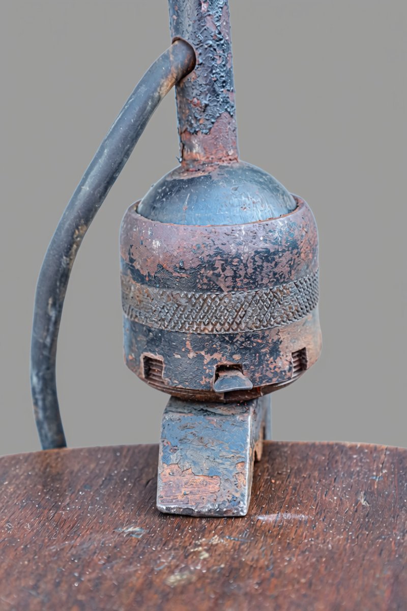 Vintage Gras Adjustable Workshop Lamp, Model 204, Semi-fixed-photo-2