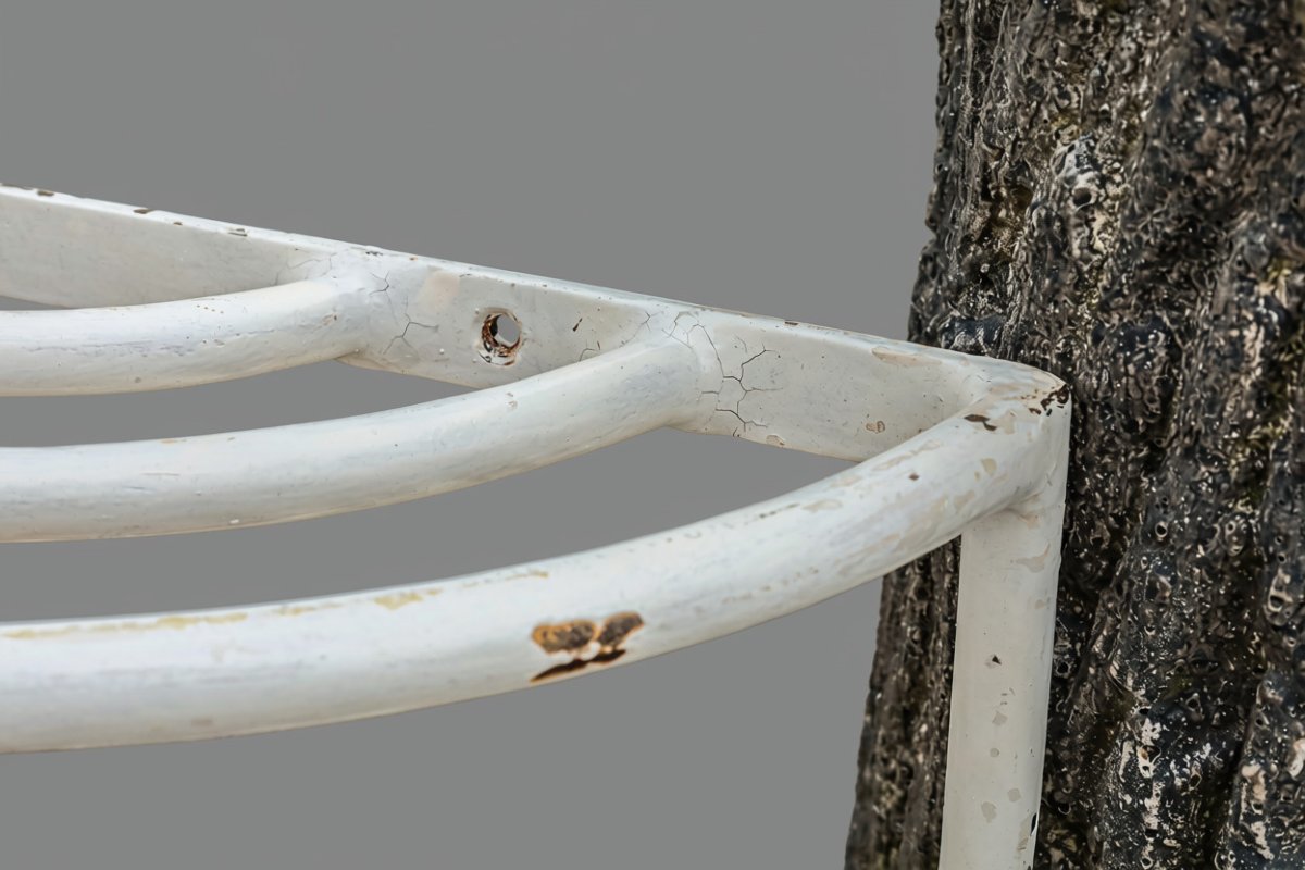 "modernist Art Deco Wrought-iron Coat Rack"-photo-1
