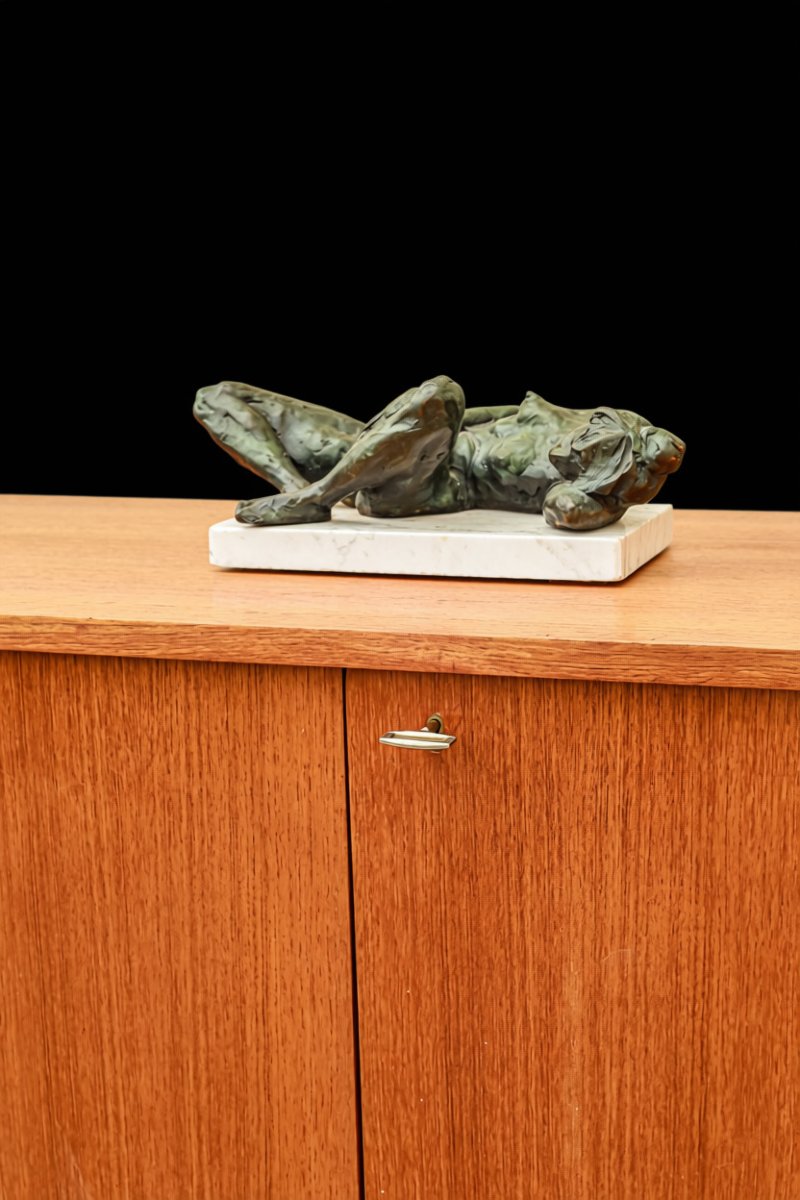 Vintage Teak Sideboard In Scandinavian Design Style-photo-1