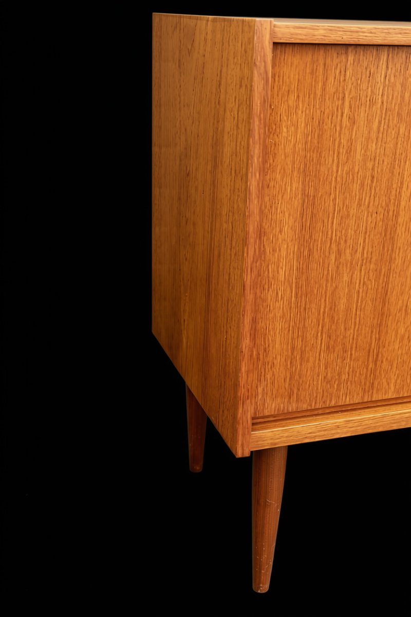 Vintage Teak Sideboard In Scandinavian Design Style-photo-3