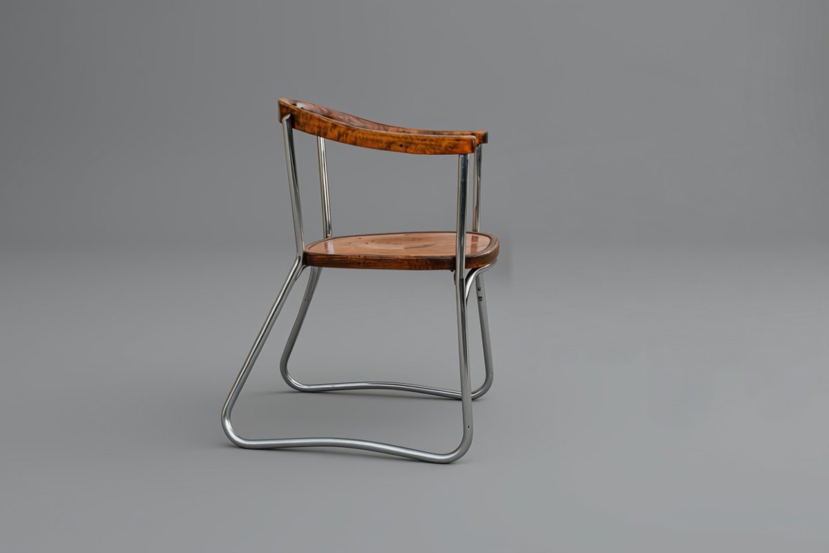 Fauteuil de bureau Baumann des établissements Peugeot Bauhaus Thonet Breuer automobilia-photo-2