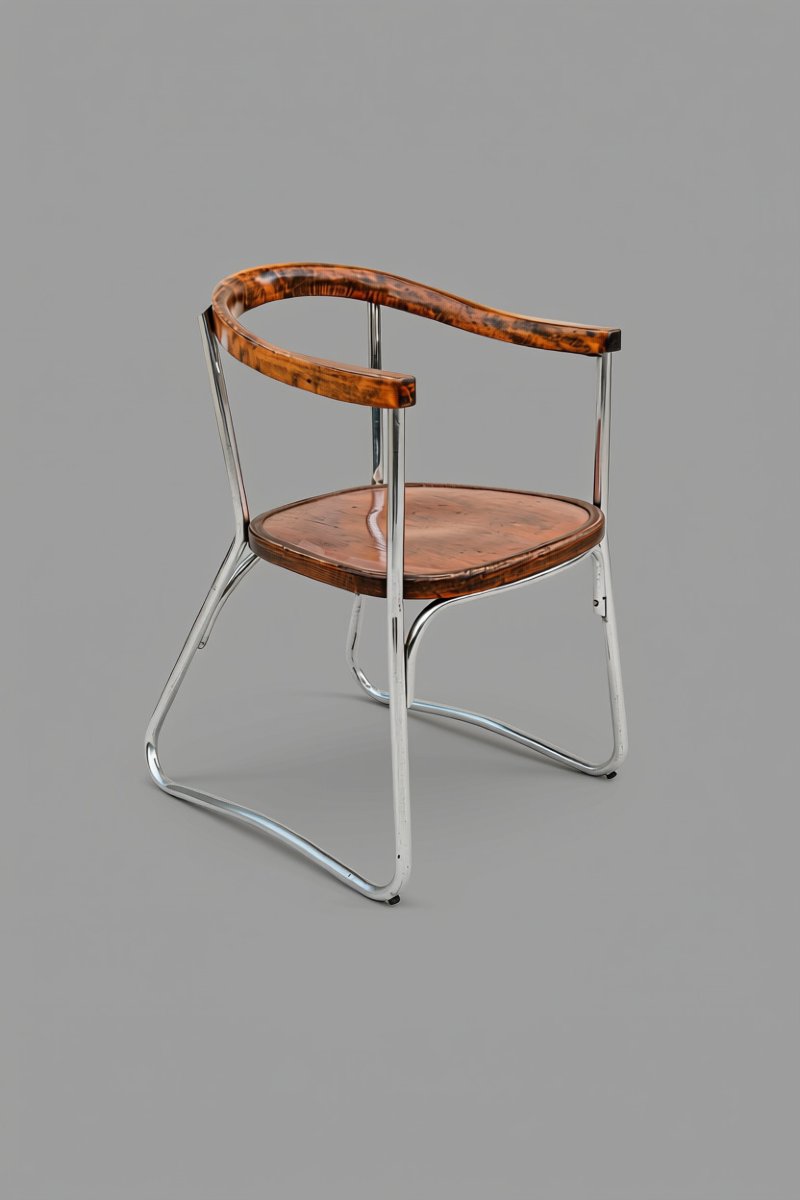 Fauteuil de bureau Baumann des établissements Peugeot Bauhaus Thonet Breuer automobilia-photo-3
