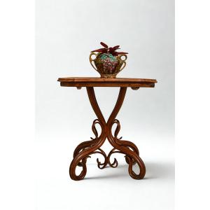 Michael Thonet Austria Bentwood Side Table Model Number 1 Vintage