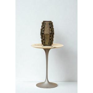 Vintage Knoll Side Table Designed By Eero Saarinen With A Tulip Base