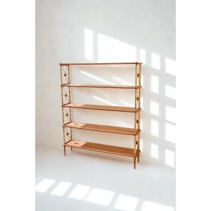 Neoclassical Bookshelf From The 1960s And 1970s, Vintage Jansen Piece