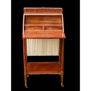 Louis XVI-style Mahogany Lady's Desk With Sweet Note Compartment