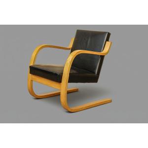 Fauteuil design modèle 402 Alvar Aalto pour Artek vintage scandinave