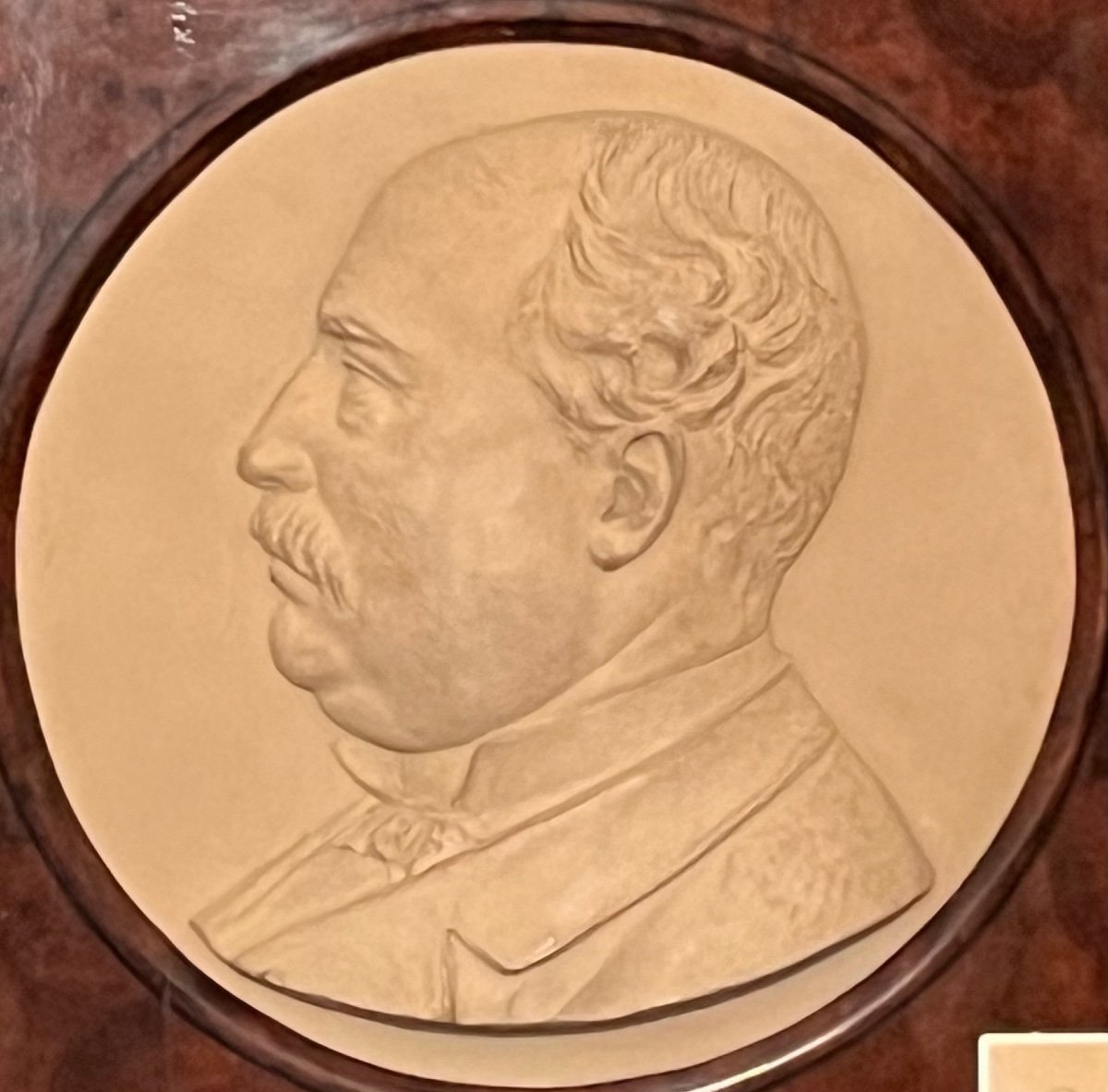 Large Terracotta Medallion -e. Prévot 1848-1892-photo-2
