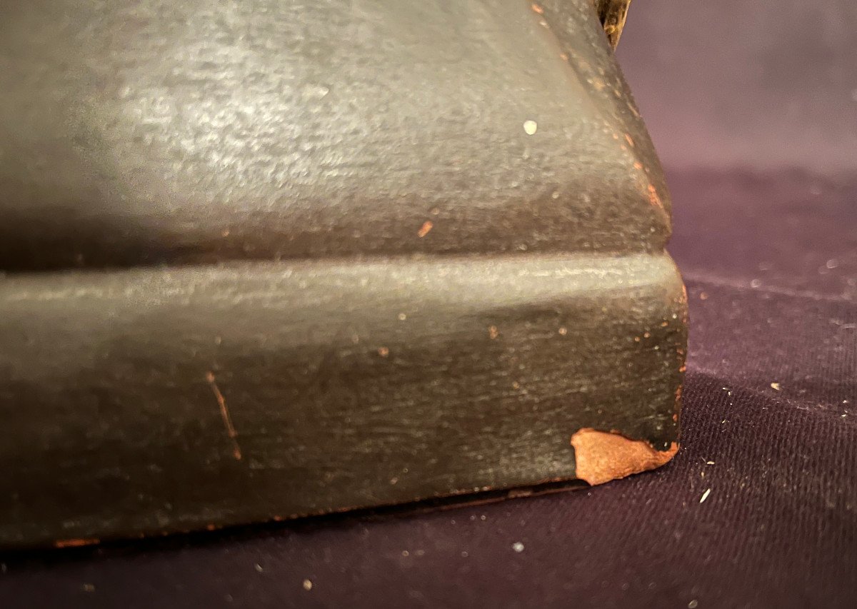 Japanese Couple - René Charles Masse (1855-1913) - Polychromed Busts-photo-5